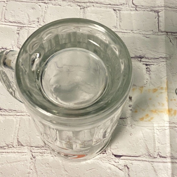 Vintage A & W Root Beer heavy Clear Glass Mug All American Food 5.5" tall LOGO - Picture 5 of 8